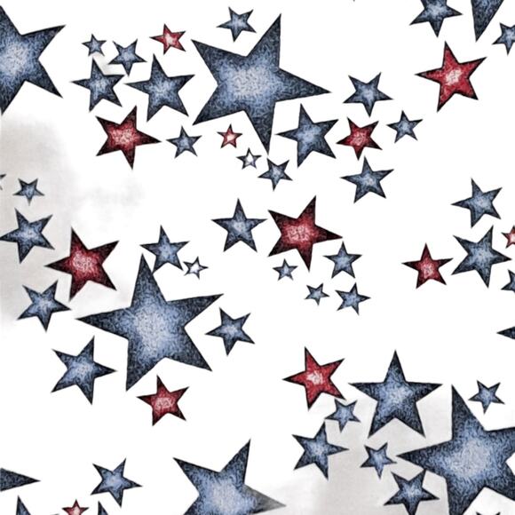 2 For $5 Sale Girl's Lands End Americana Stars Sleeveless Dress Size Small (4) - Picture 5 of 7